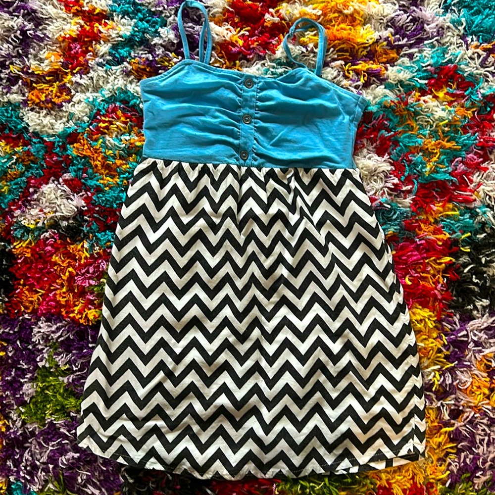 Roxy Zig Zag striped tank top